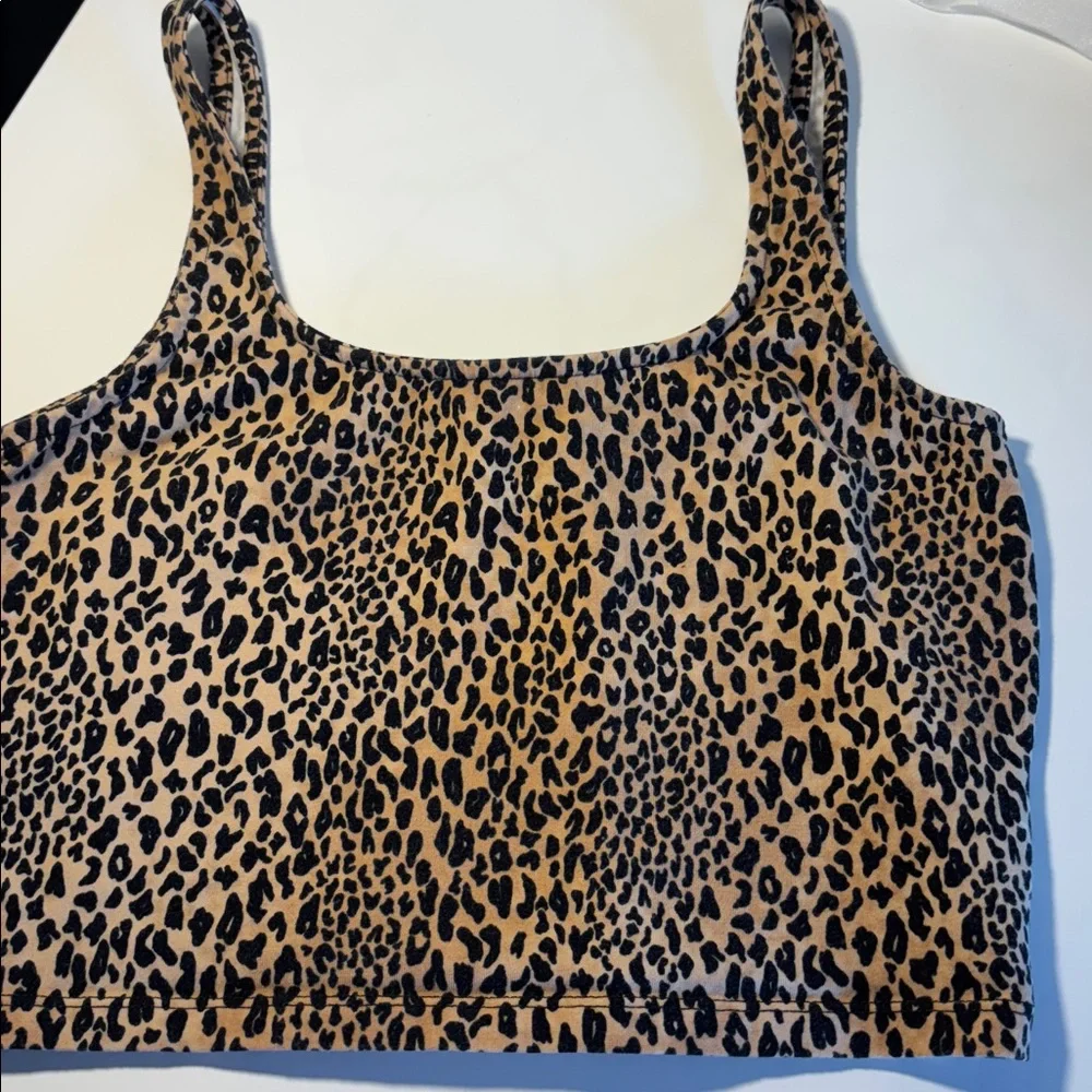 Forever 21 Leopard Print Tank Top Sz M - Picture 1 of 4